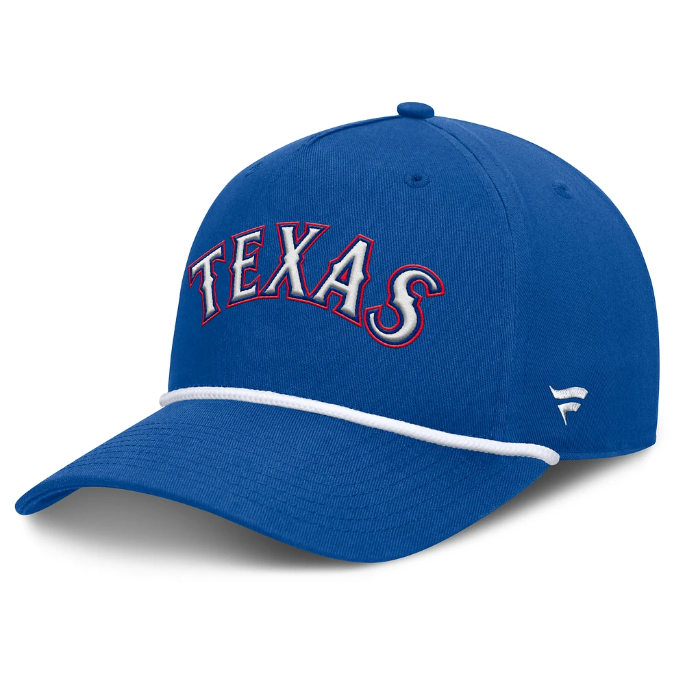Men's Fanatics Royal Texas Rangers Clubhouse Foul Ball A-Frame Adjustable Hat