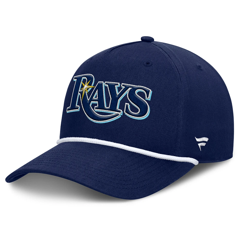 Men's Fanatics Navy Tampa Bay Rays Clubhouse Foul Ball A-Frame Adjustable Hat
