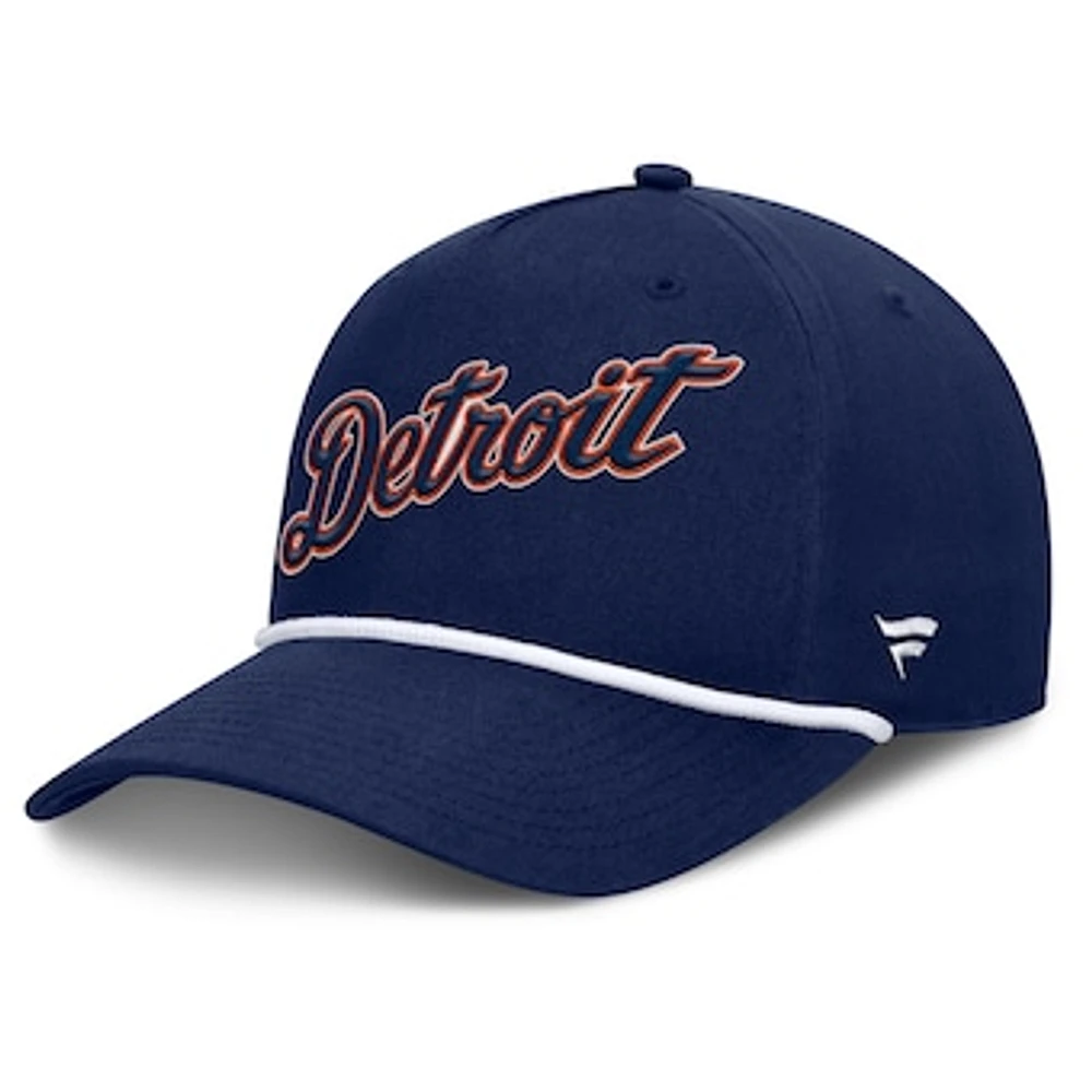 Men's Fanatics Navy Detroit Tigers Clubhouse Foul Ball A-Frame Adjustable Hat