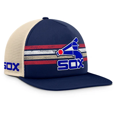 Men's Fanatics Navy/Natural Chicago White Sox Cooperstown Collection Powers Snapback Hat