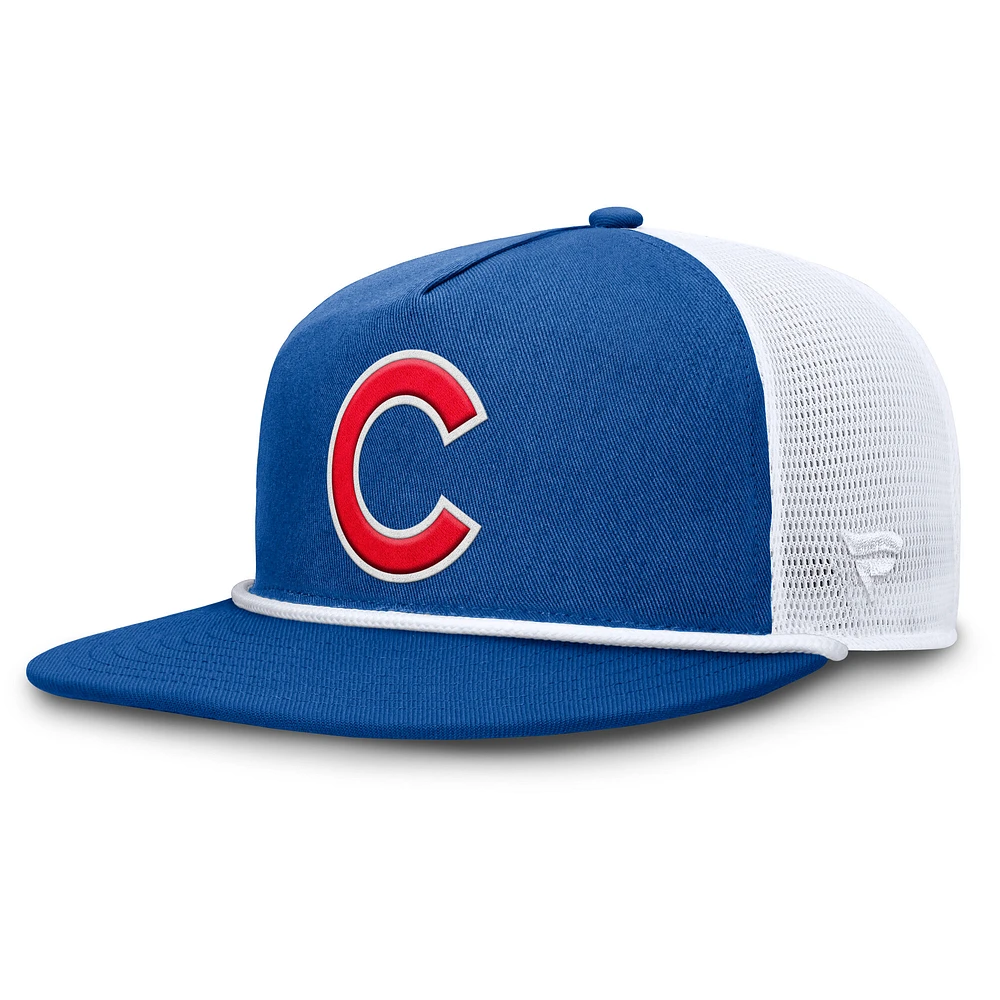 Men's Fanatics Royal/White Chicago Cubs Clubhouse Change Up Snapback Hat