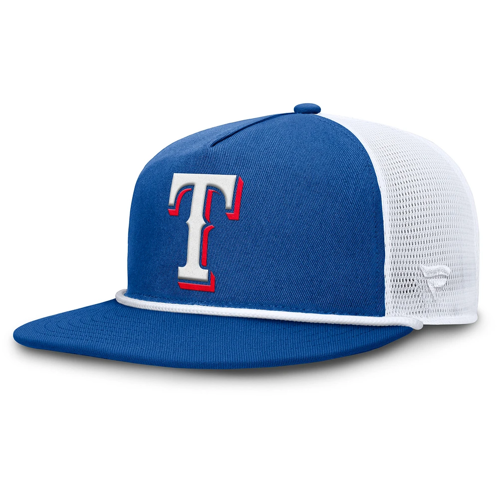Men's Fanatics Royal/White Texas Rangers Clubhouse Change Up Snapback Hat