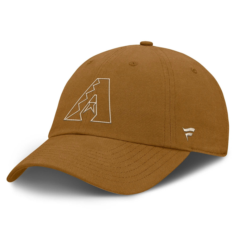 Men's Fanatics Brown Arizona Diamondbacks Act Natural Chopper Adjustable Hat