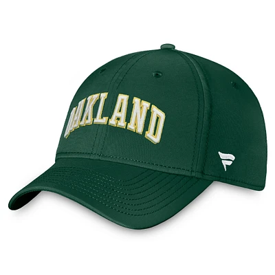 Men's Fanatics Green Oakland Athletics Cooperstown Collection Core Flex Hat