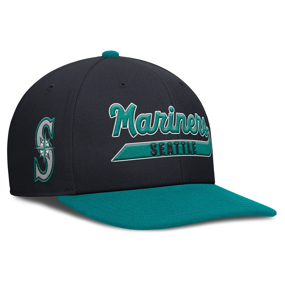 Men's Nike Navy/Teal Seattle Mariners Pro Performance Snapback Hat