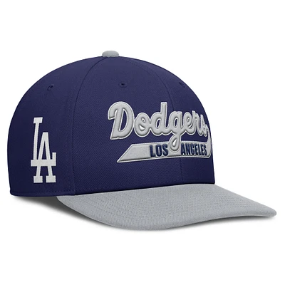 Men's Nike Navy/Gray Los Angeles Dodgers Pro Performance Snapback Hat
