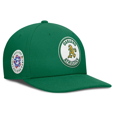 Men's Nike Green Athletics Pro Performance Snapback Hat