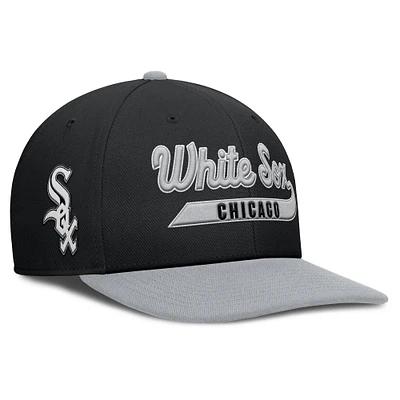 Men's Nike Black/Gray Chicago White Sox Pro Performance Snapback Hat