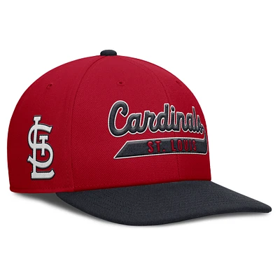 Men's Nike Red/Navy St. Louis Cardinals Pro Performance Snapback Hat