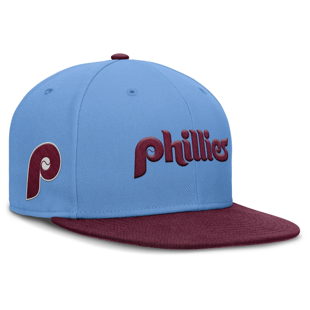 Men's Nike Light Blue Philadelphia Phillies True Performance Fitted Hat