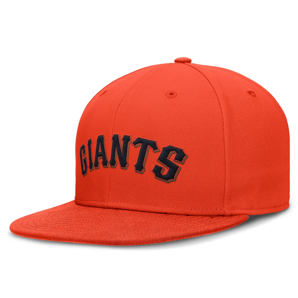 Men's Nike Orange San Francisco Giants True Performance Fitted Hat