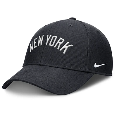 Men's Nike Navy New York Yankees Rise Gaberdine Adjustable Hat
