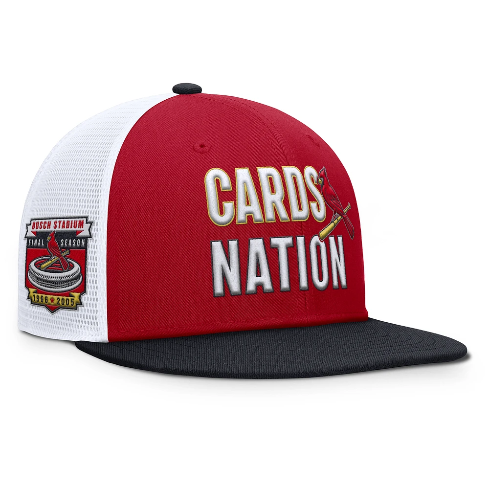 Men's Nike Red St. Louis Cardinals Pro Trucker Snapback Hat