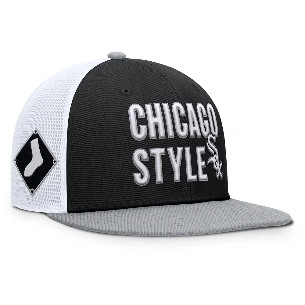 Men's Nike Black Chicago White Sox Pro Trucker Snapback Hat