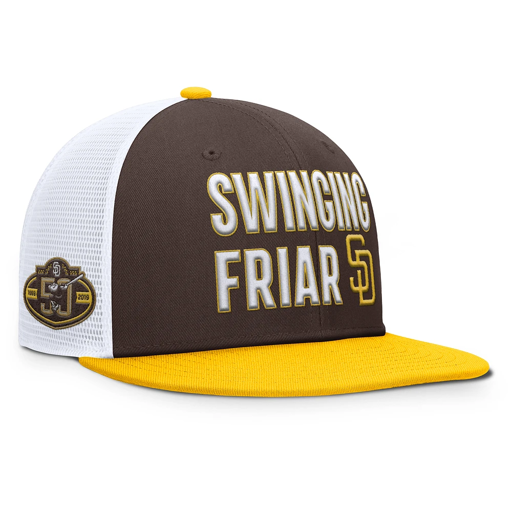 Men's Nike Brown San Diego Padres Pro Trucker Snapback Hat