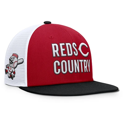 Men's Nike Red Cincinnati Reds Pro Trucker Snapback Hat