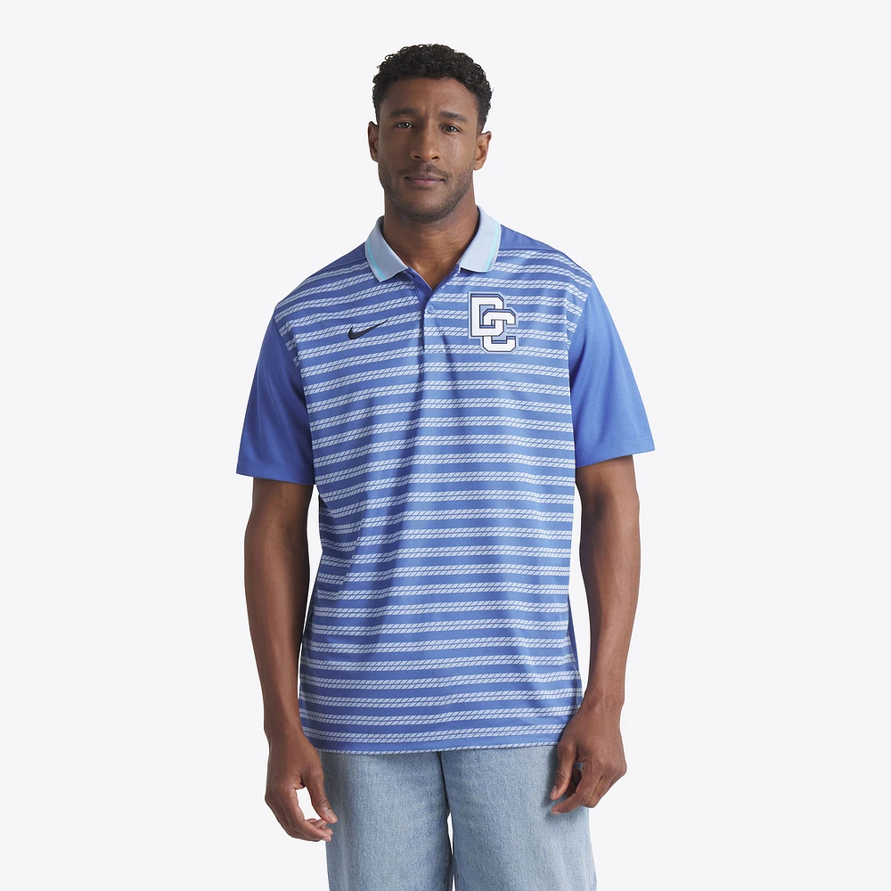 Men's Nike Blue Washington Nationals 2025 City Connect Authentic Collection Victory Performance Polo