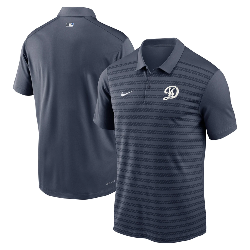 Men's Nike Navy Los Angeles Dodgers Authentic Collection City Connect Victory Performance Polo