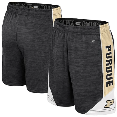 Youth Colosseum Black Purdue Boilermakers Athletic Shorts