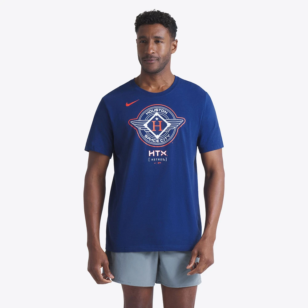 Men's Nike Navy Houston Astros 2025 City Connect Logo T-Shirt