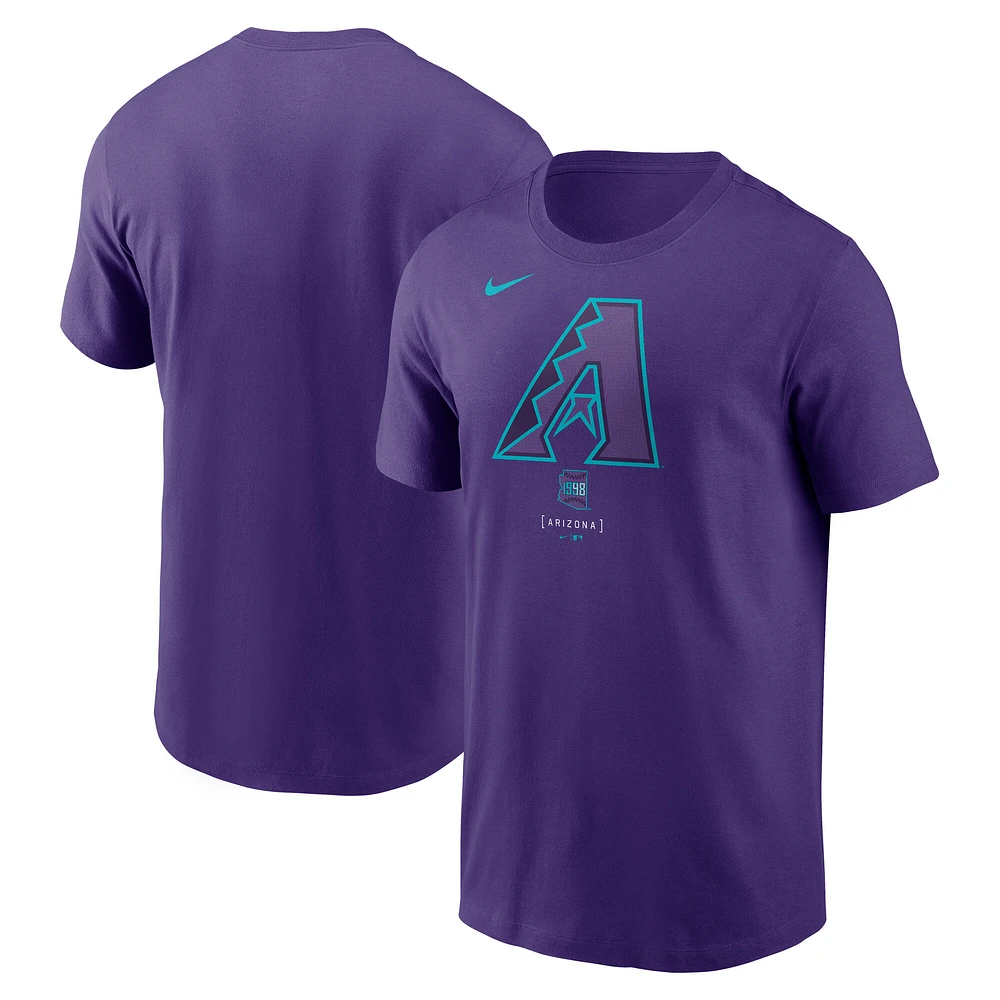 Men's Nike Purple Arizona Diamondbacks 2025 City Connect Logo T-Shirt
