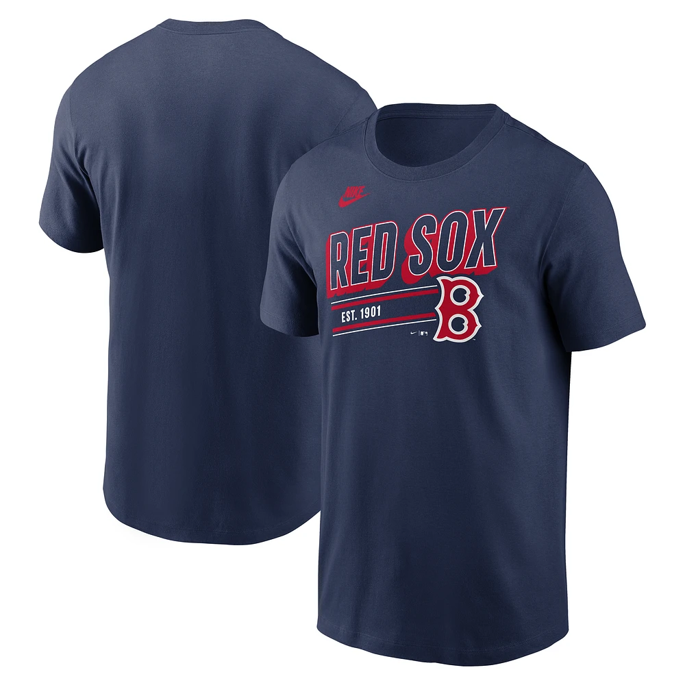 Men's Nike Navy Boston Red Sox Cooperstown Collection Retro T-Shirt