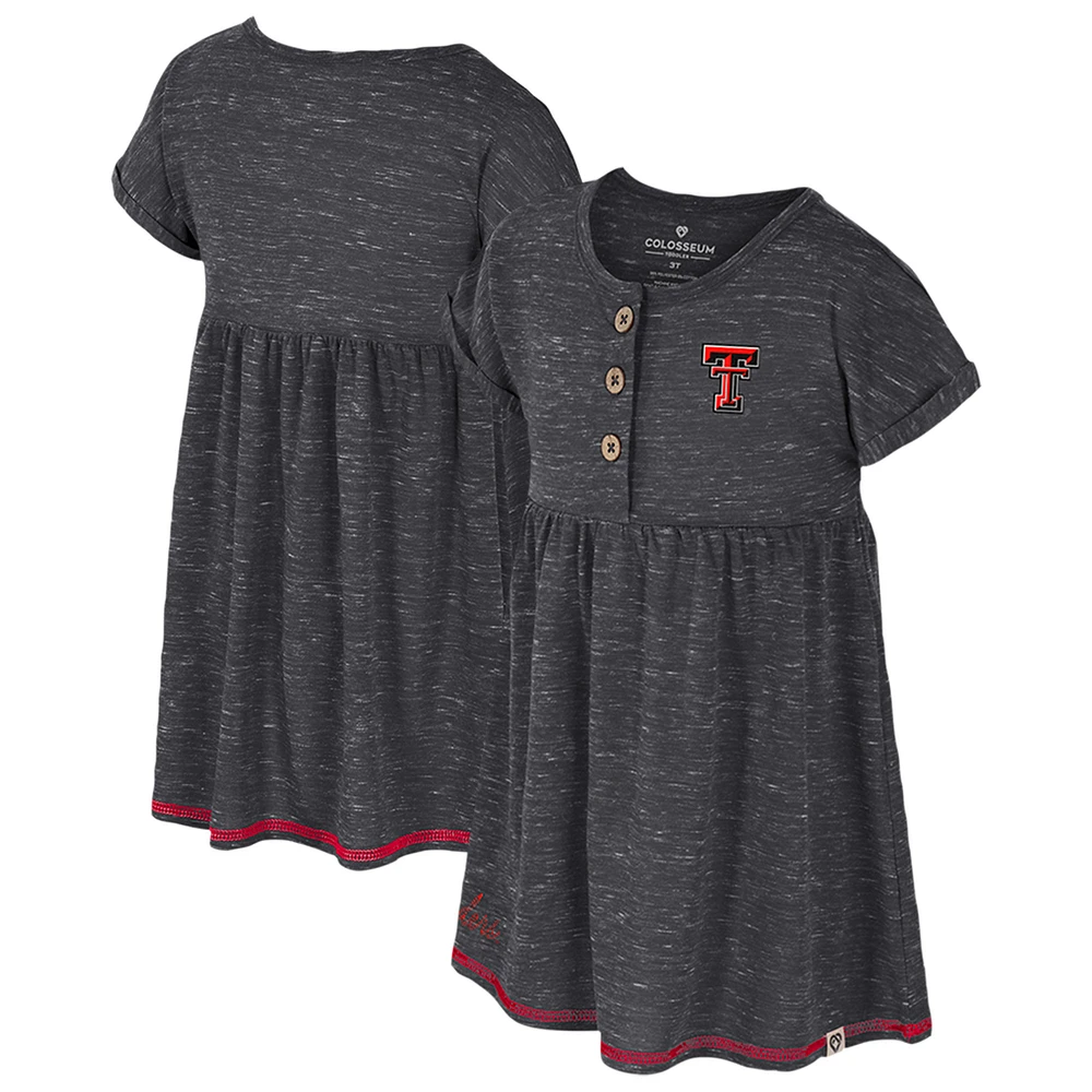 Girls Toddler Colosseum Black Texas Tech Red Raiders Fleet Dress