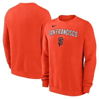 Men's Nike Orange San Francisco Giants Pullover Sweatshirt