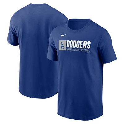 Men's Nike Royal Los Angeles Dodgers Team Block T-Shirt