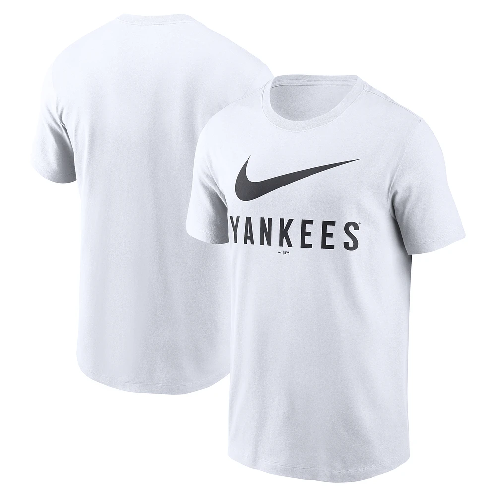 Men's Nike White New York Yankees Swoosh T-Shirt
