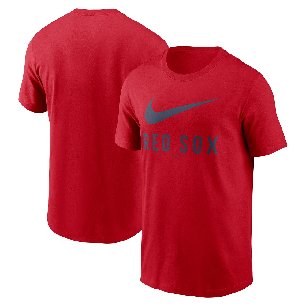 Men's Nike Red Boston Sox Swoosh T-Shirt