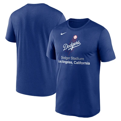 Men's Nike Royal Los Angeles Dodgers Stadium Legend Performance T-Shirt
