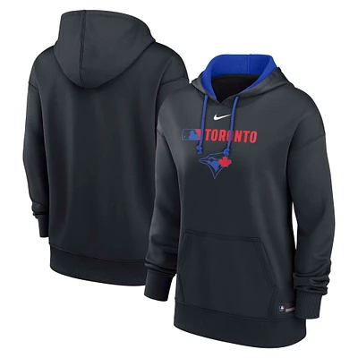 Women's Nike Royal Toronto Blue Jays Authentic Collection City Connect Performance Pullover Hoodie