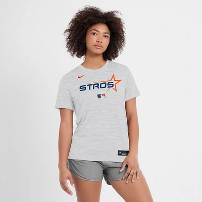 Women's Nike White Houston Astros 2025 City Connect Authentic Collection Velocity Performance T-Shirt