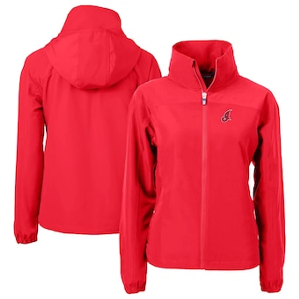 Women's Cutter & Buck Cleveland Indians Charter Eco Recycled Full-Zip Jacket