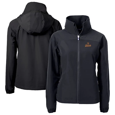 Women's Cutter & Buck Houston Astros Charter Eco Recycled Full-Zip Jacket