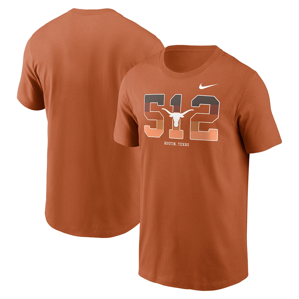 Men's Nike Texas Orange Texas Longhorns Campus Local T-Shirt