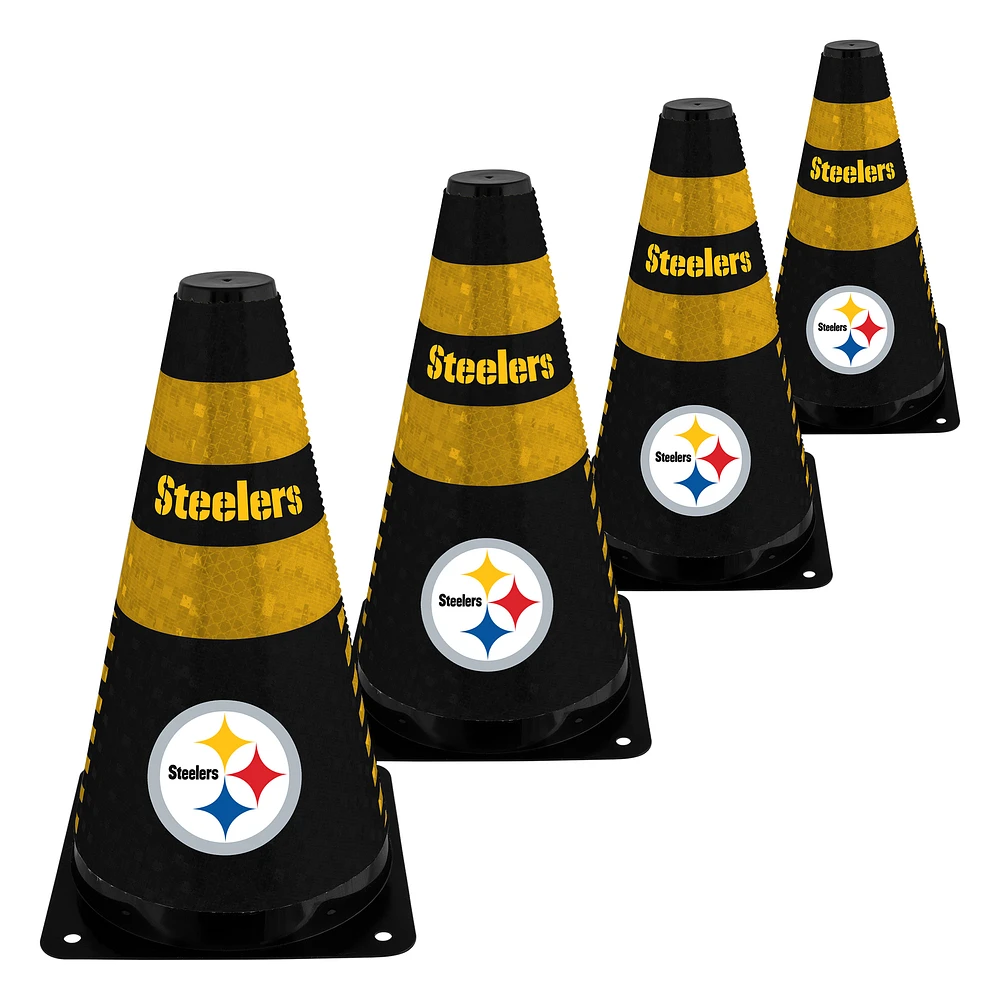 Pittsburgh Steelers Four-Piece 9" Zone Cone Set