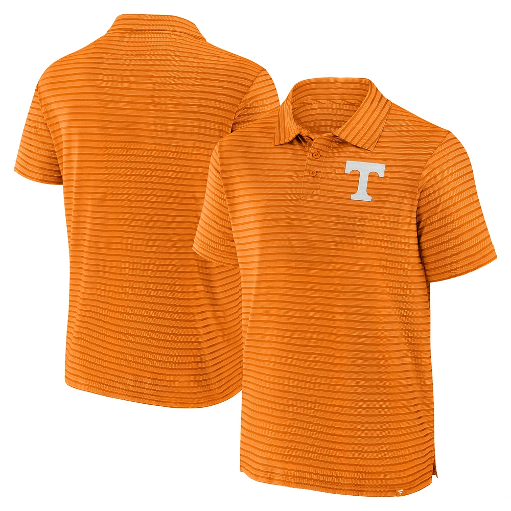Men's Fanatics Tennessee Orange Volunteers Victory Calls Stripe Polo