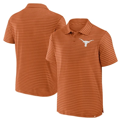 Men's Fanatics Texas Orange Longhorns Victory Calls Stripe Polo
