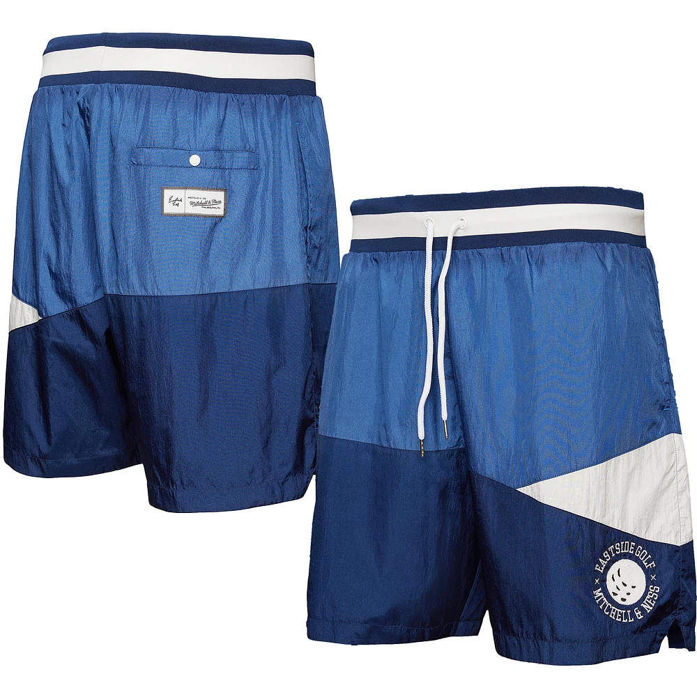 Men's Mitchell & Ness x Eastside Golf Navy Mesh Basketball Shorts