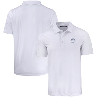 Men's Cutter & Buck White Notre Dame Fighting Irish Big & Tall Play Like A Champion Today Prospect Eco Textured Stretch Recycled DryTec Polo