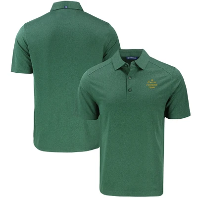 Men's Cutter & Buck Heather Green Notre Dame Fighting Irish Big Tall Forge Eco Stretch Recycled Polo