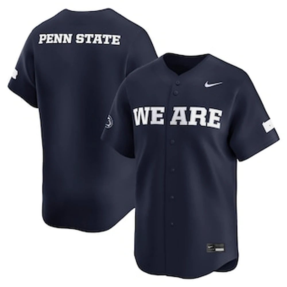 Men's Nike Navy Penn State Nittany Lions College Limited Baseball Jersey