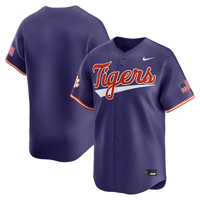 Men's Nike Clemson Tigers College Limited Baseball Jersey