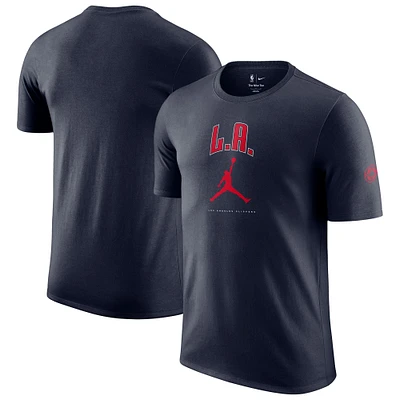 Unisex Jordan Brand Navy LA Clippers Essential Cities T-Shirt