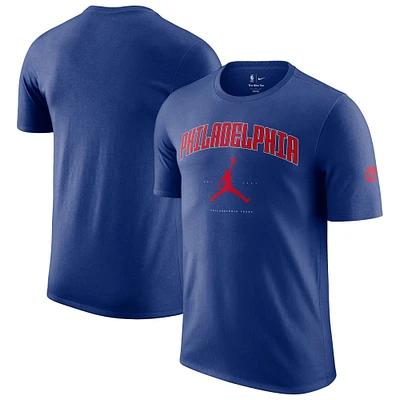 Unisex Jordan Brand Royal Philadelphia 76ers Essential Cities T-Shirt