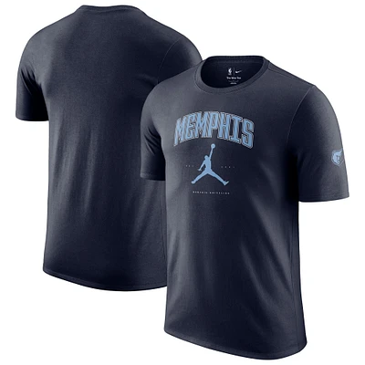 Unisex Jordan Brand Navy Memphis Grizzlies Essential Cities T-Shirt