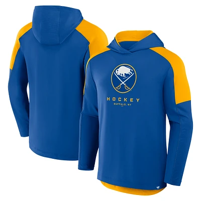 Men's Fanatics Royal Buffalo Sabres Meta Game Transitional Pullover Hoodie