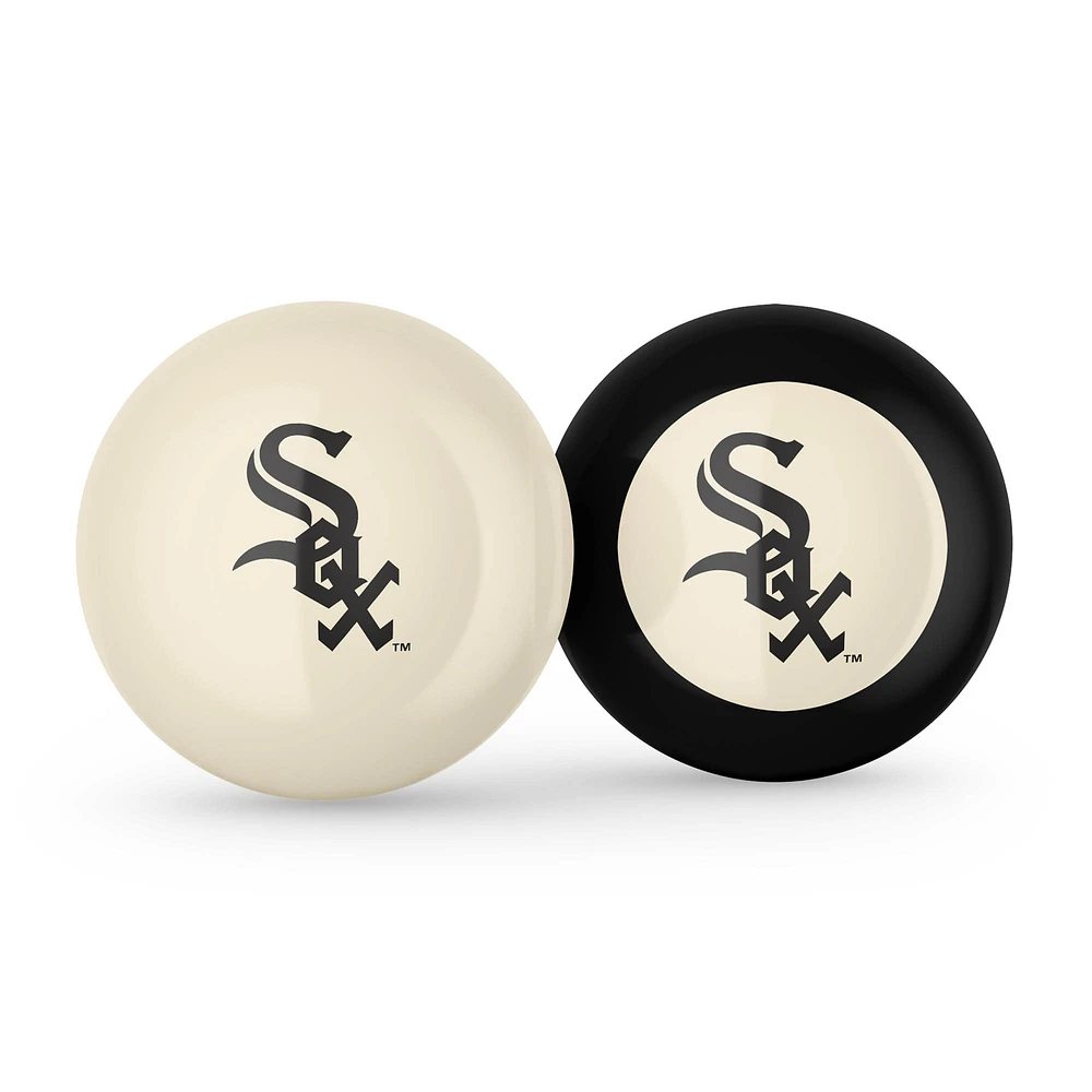 Imperial Chicago White Sox Logo Cue Ball & 8 Ball Combo Set